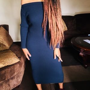 Off the shoulder dress